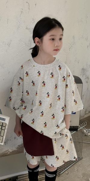 滿版米奇印花兩件式套裝 