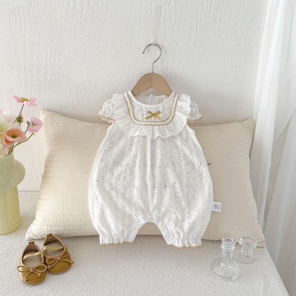 氣質方領蕾絲宮廷連身裝 