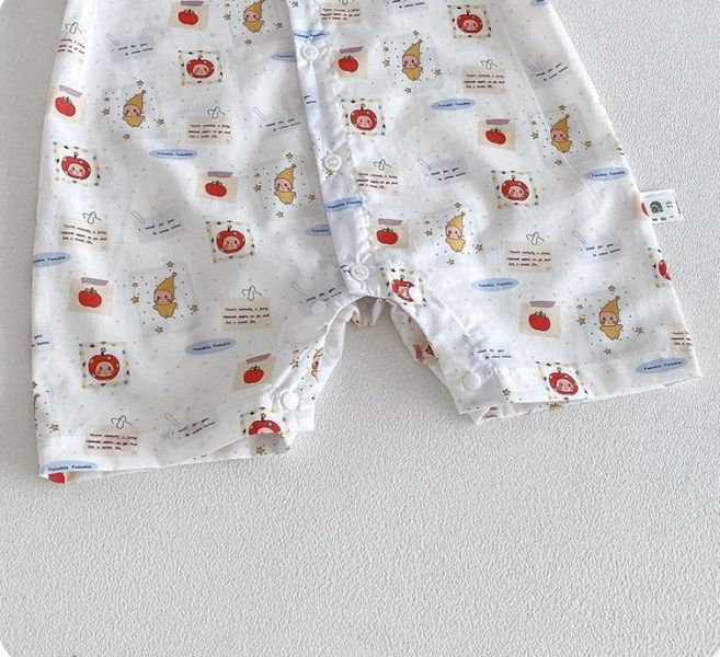 立體星星領帶襯衫連身裝 