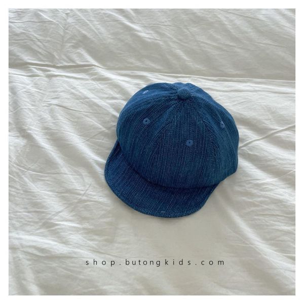 百搭簡約軟牛仔素色/條紋棒球帽 