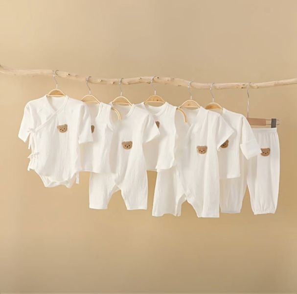 新生兒小熊布標紗布棉系列 