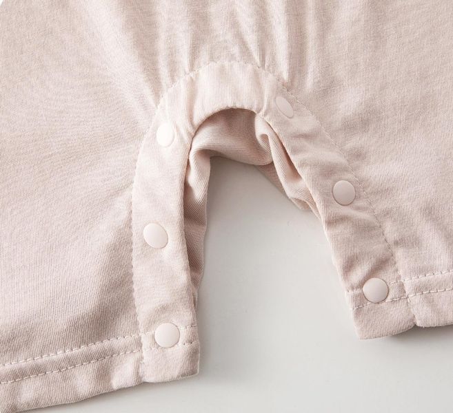 棉質透氣可愛動物貼布連身裝 