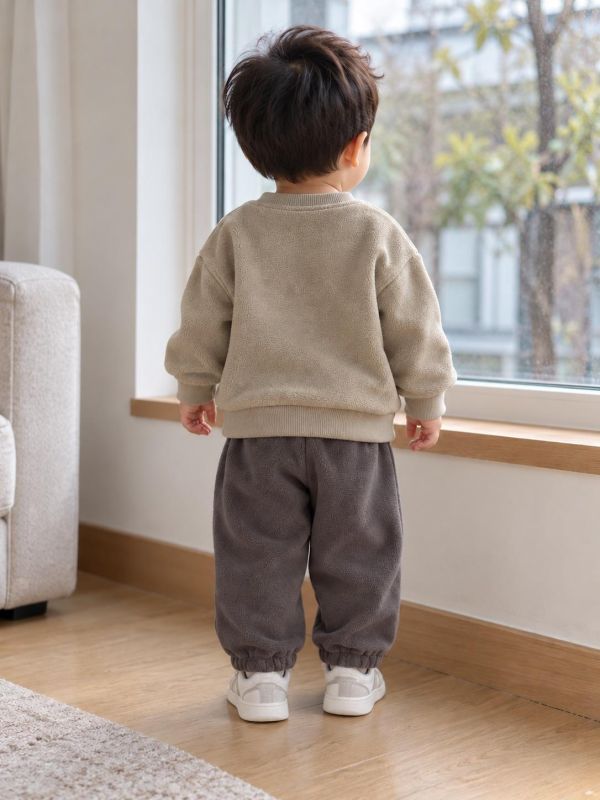 搖粒絨立體恐龍造型兩件式套裝 