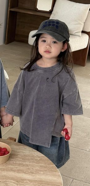 水洗刷舊款寬鬆上衣(4色) 