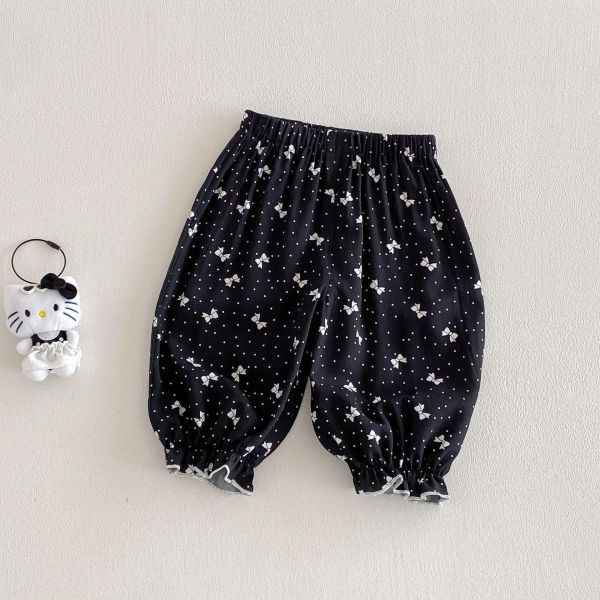 蝴蝶結螺紋上衣/背心/長褲 