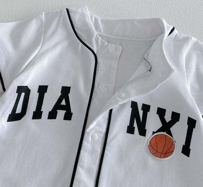 夏季運動風籃球開釦連身裝 