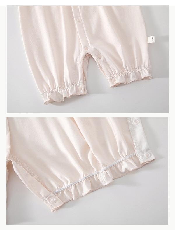 夏季超萌假圍兜開釦連身裝(2色) 