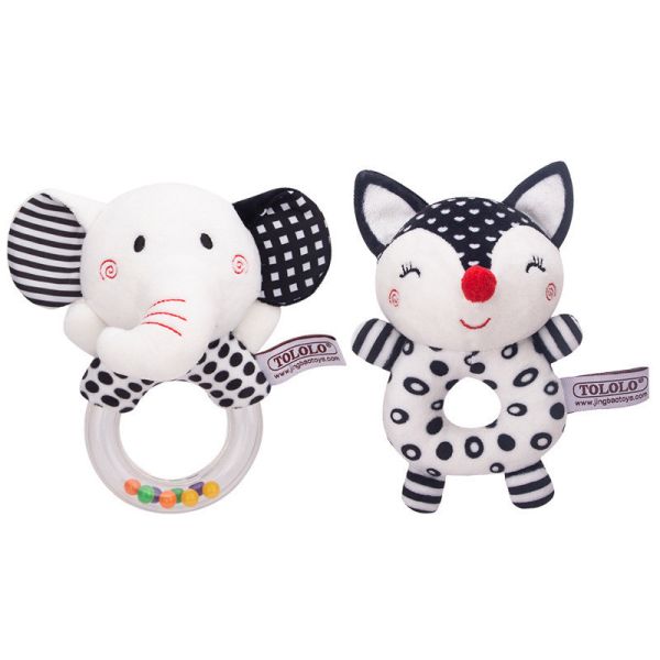 兒童早教大象/狐狸手搖套裝組 