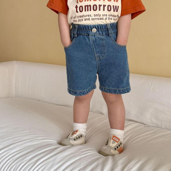 永不退流行牛仔五分短褲 