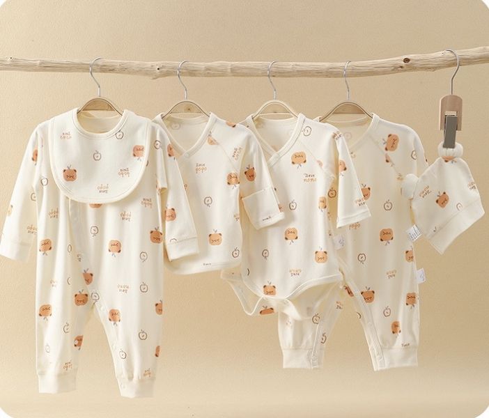 新生兒純棉新款小熊連身裝 
