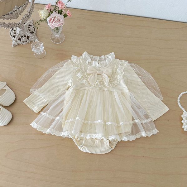 宮廷風公主蕾絲網紗包屁裙 