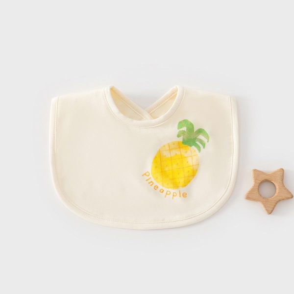 新生兒水果系列口水圍兜 