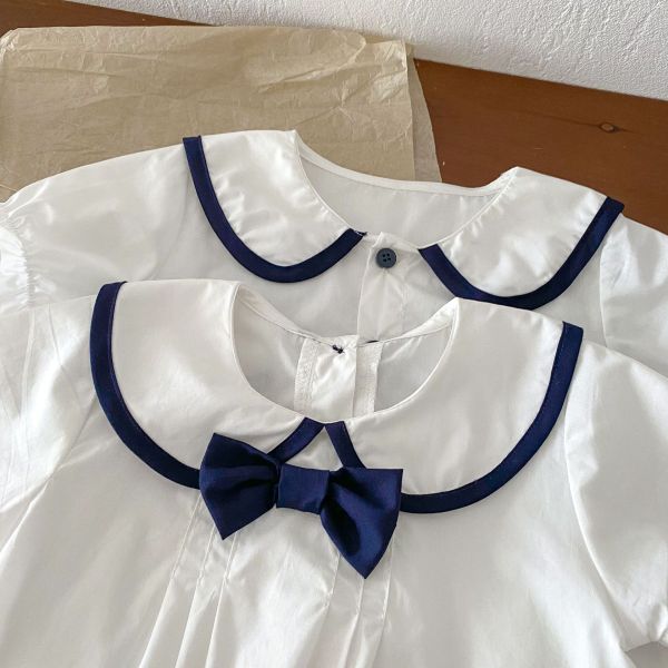 學院風男女童兩件式套裝 