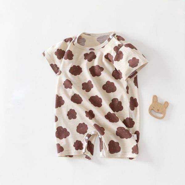 牛奶棉夏季親膚彈力連身裝 