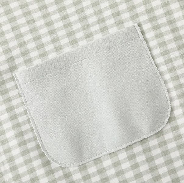 兩件式素上衣+格紋背心連身裝(3色) 