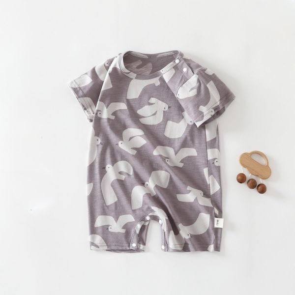 牛奶棉夏季親膚彈力連身裝 