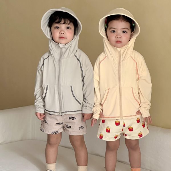 new冰絲涼感透氣防曬連帽外套(4色) 