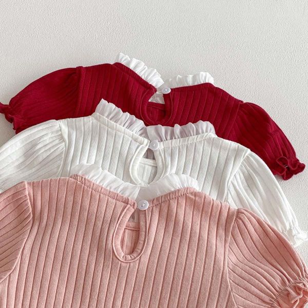 甜美宮廷風大蝴蝶結彈力包屁衣 