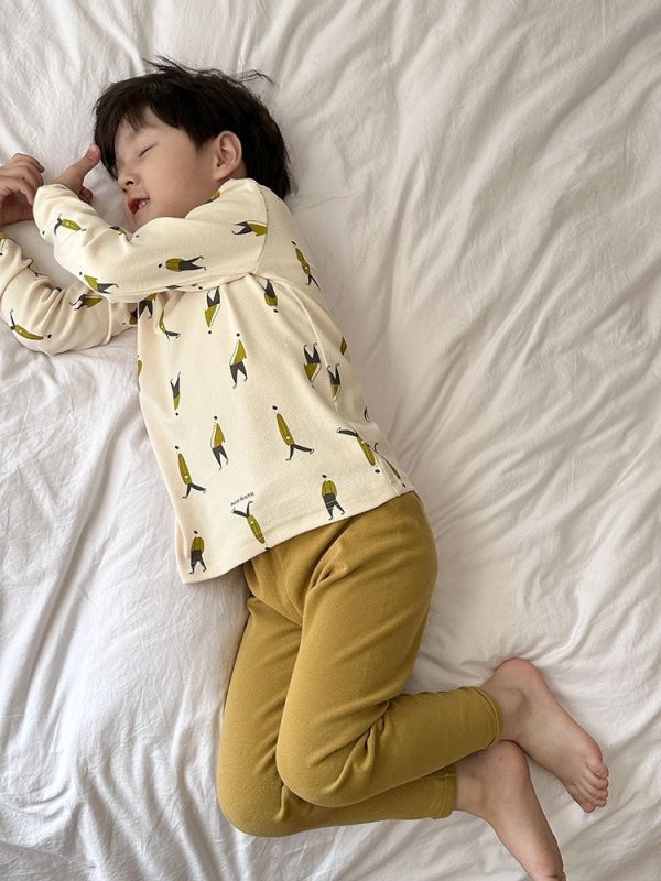 純棉超彈卡通兩件式睡衣 