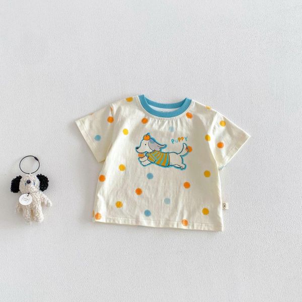 可愛童趣印花T恤上衣 