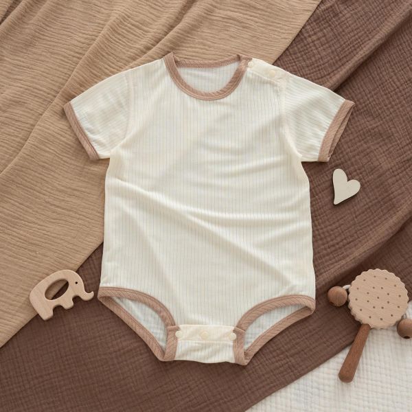 新生兒裸感親膚彈力包屁衣 