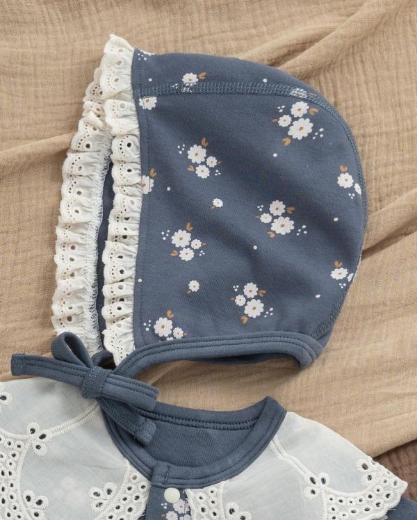 新生兒純棉小雛菊開釦連身裝 