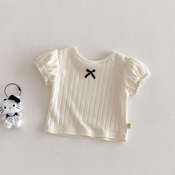 蝴蝶結螺紋上衣/背心/長褲 