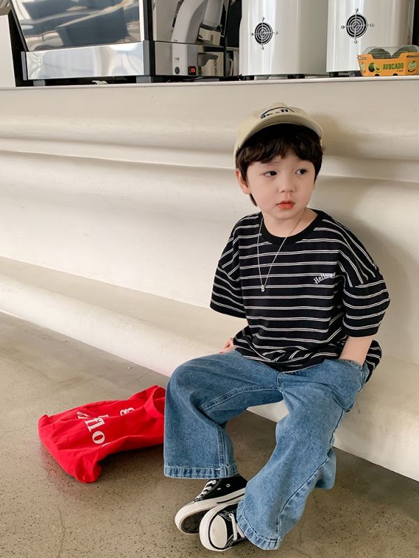 百搭經典條紋上衣T恤 
