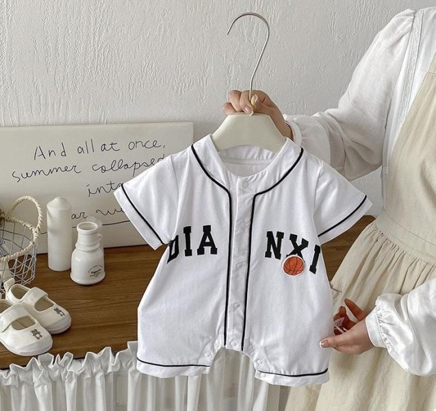 夏季運動風籃球開釦連身裝 