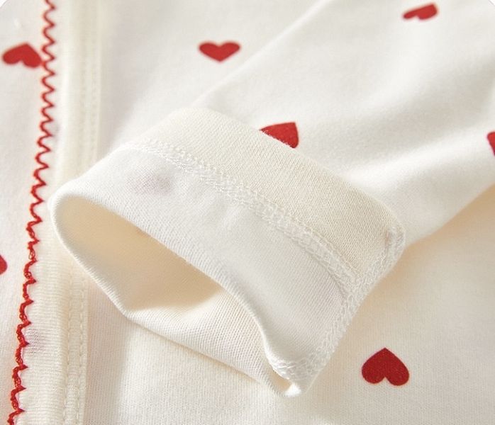 新生兒純棉小花邊四季開釦連身裝(6款) 