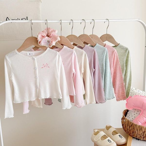 超薄款蝴蝶結防曬針織外套 