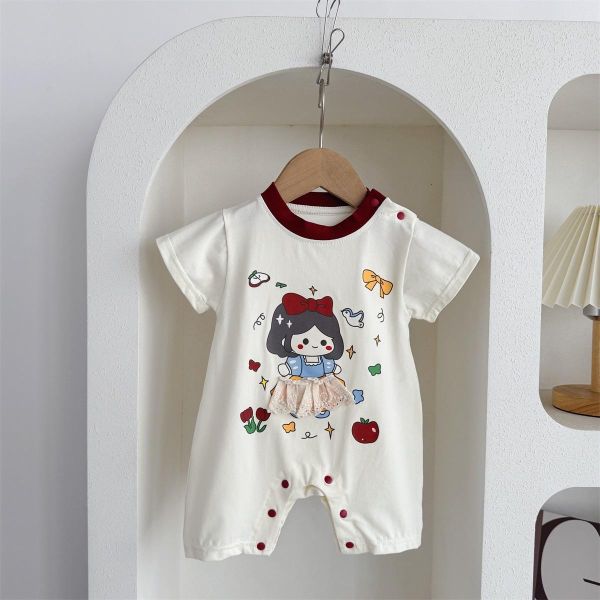 可愛白雪公主印花連身裝 