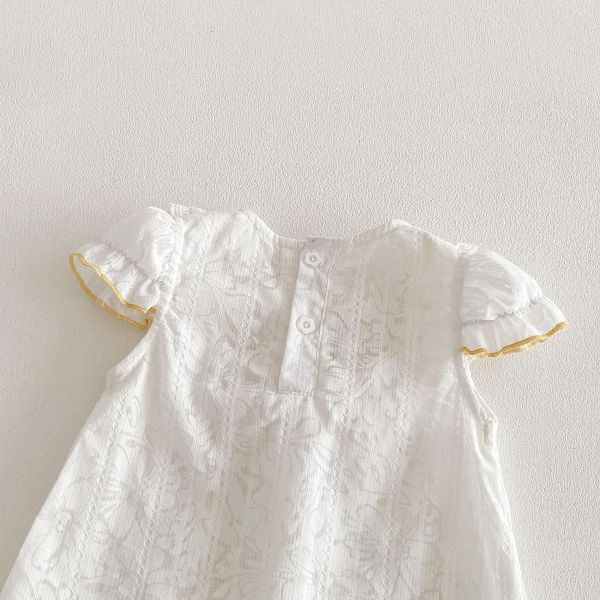 氣質方領蕾絲宮廷連身裝 