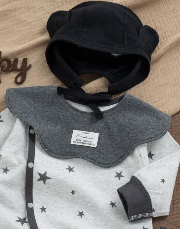 新生兒純棉星星四季連身裝 