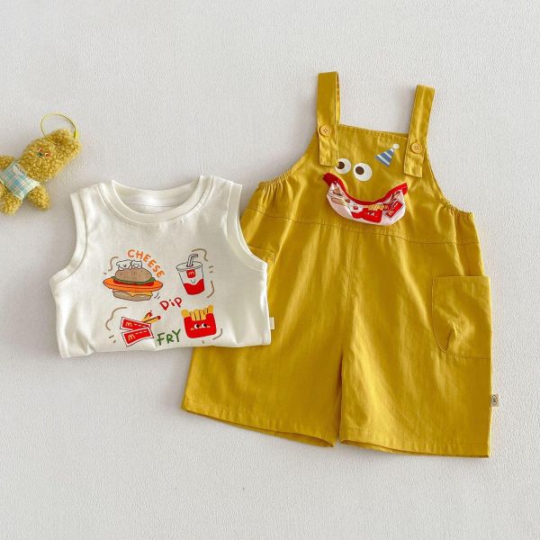 美式速食系列背心/套裝/吊帶褲 