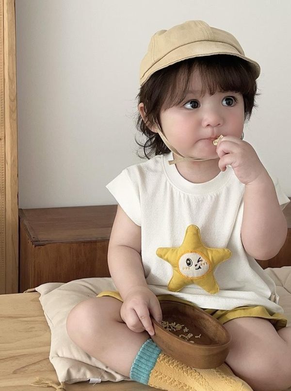 可愛立體星星人兩件式套裝 