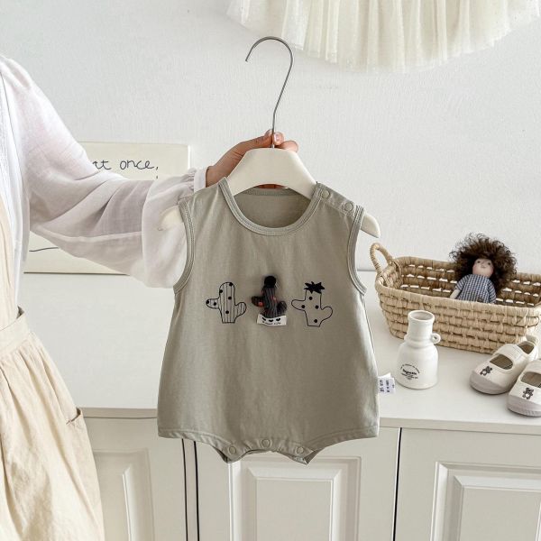 立體仙人掌布偶背心包屁衣 