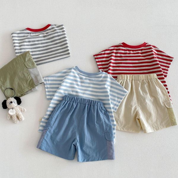 可愛海洋動物娃娃素色短褲 