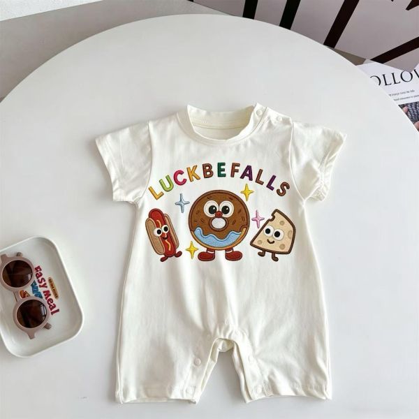 可愛甜甜圈披薩熱狗連身裝 