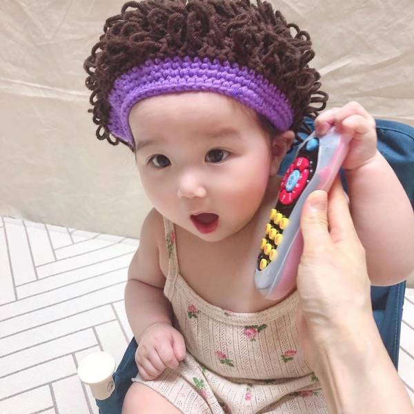爆炸卷卷髮帶假髮帽 