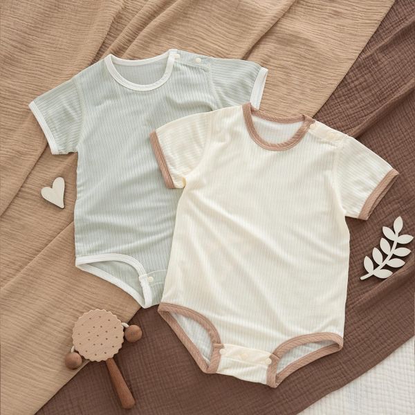 新生兒裸感親膚彈力包屁衣 