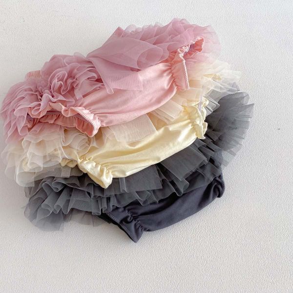 可愛大蝴蝶結網紗包屁褲裙 