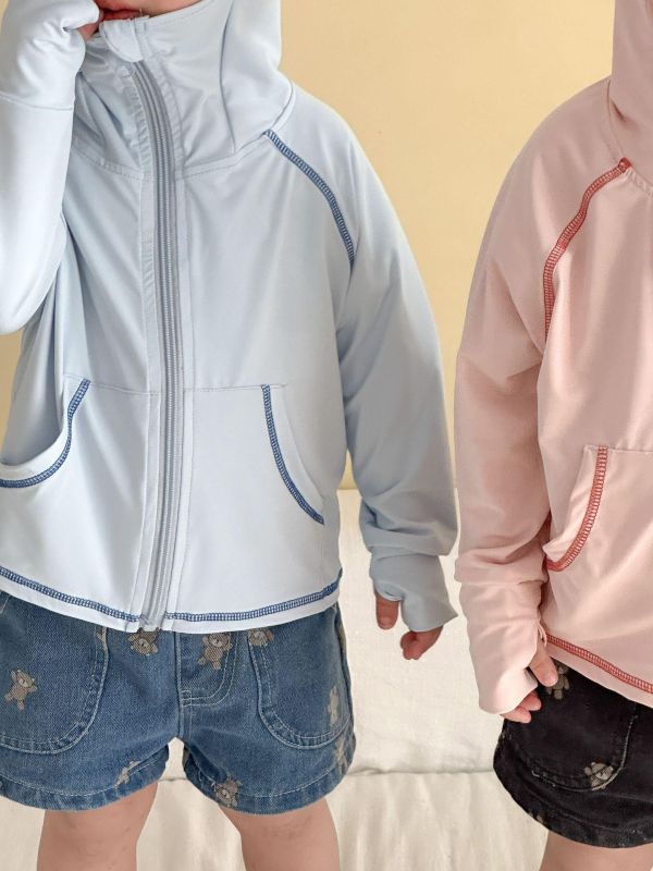 new冰絲涼感透氣防曬連帽外套(4色) 