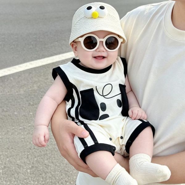 立體狗狗耳朵帥氣連身裝 