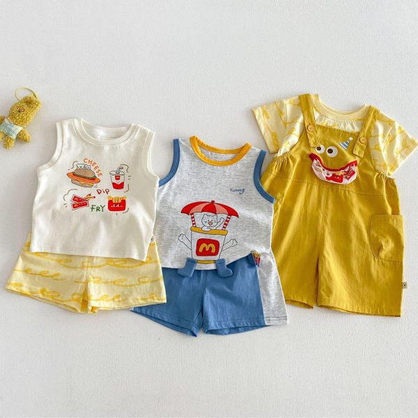 美式速食系列背心/套裝/吊帶褲 