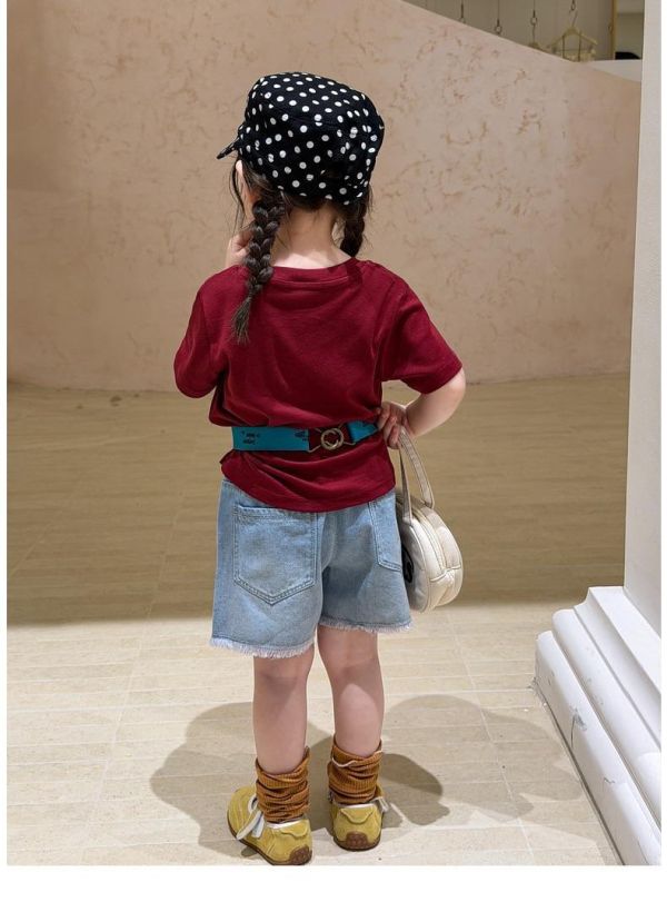 小魔女/小天使印花寬鬆上衣 