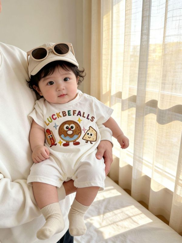 可愛甜甜圈披薩熱狗連身裝 