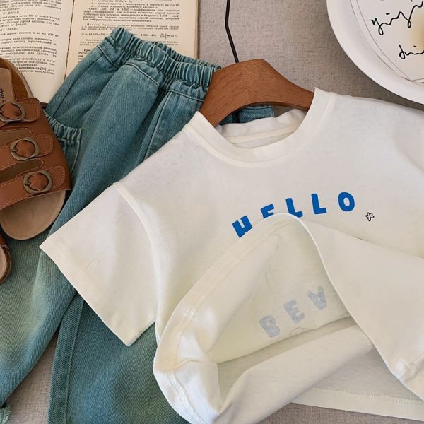 Hello bear純棉T恤上衣 