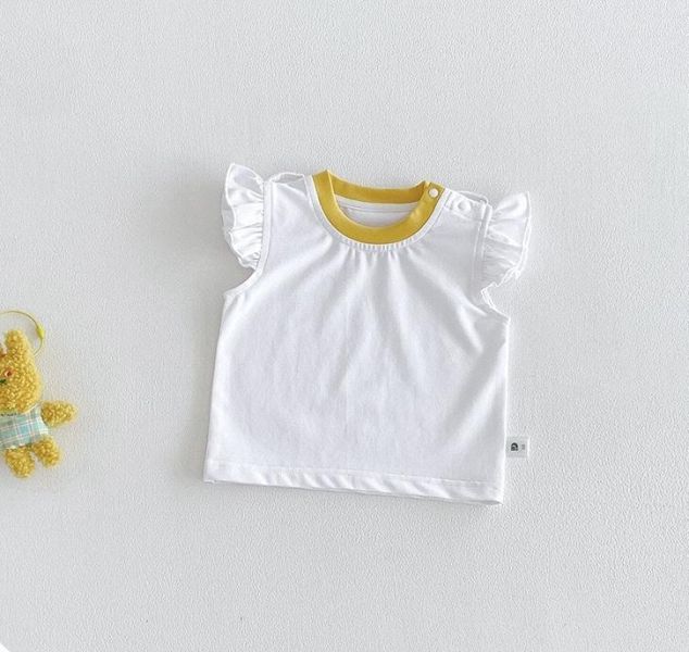 飛袖背心+可愛立體星星人吊帶褲 