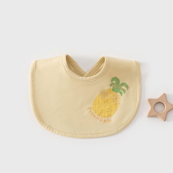 新生兒水果系列口水圍兜 